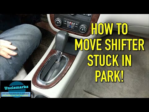 How to move shifter stuck in park Impala GM Chevrolet 2006-2013 (EP 131) Park override