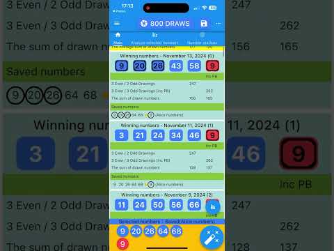 Powerball results & statistics Video