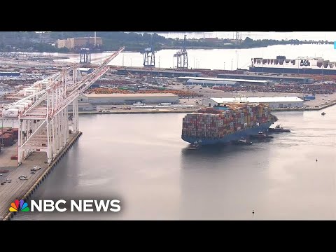 WATCH: Cargo ship is removed 8 weeks after Baltimore bridge collapse