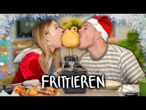 Wir frittieren Weihnachts-Essen in XXL - 5 Jahre später mit @JuliaBeautx