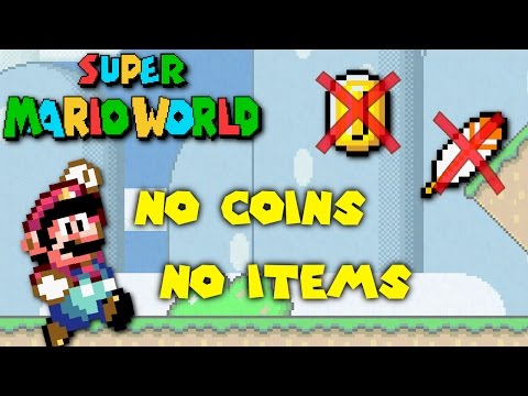 Super Mario World - No Coins, No Items Run