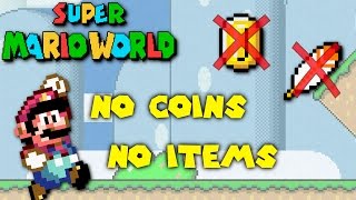 Super Mario World - No Coins, No Items Run