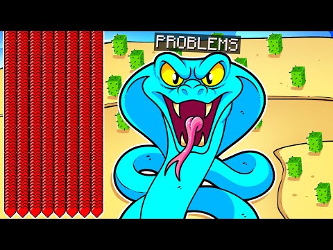 Life as a Snake in Minecraft!