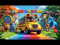 The Wheels On The Bus Go To The Zoo Animal Songs For Kids Nursery Rhymes