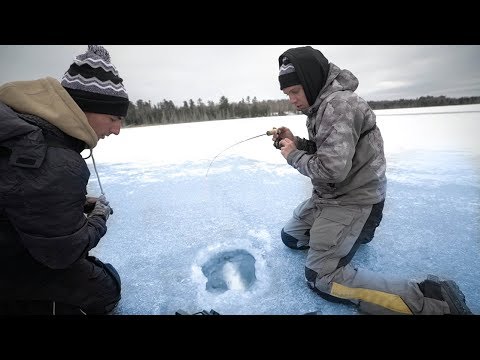 The Thinnest Ice I've Ever Fished! (First ice 2018)