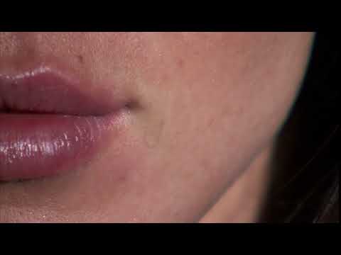 closeup of eye with tears