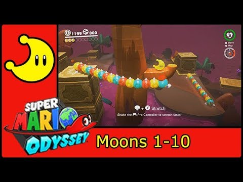 Super Mario Odyssey: Lost Kingdom (Power Moons 1-10)
