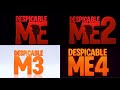 All DESPICABLE ME Title Cards 2010 2024