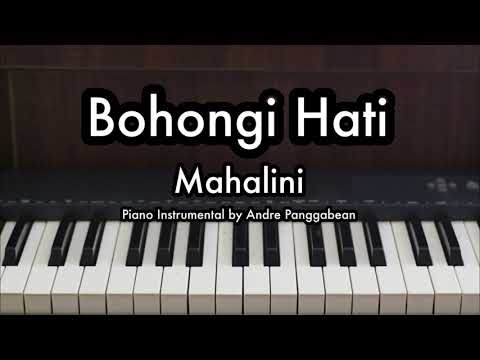 Bohongi Hati - Mahalini | Piano Karaoke by Andre Panggabean
