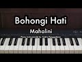 Bohongi Hati - Mahalini | Piano Karaoke by Andre Panggabean