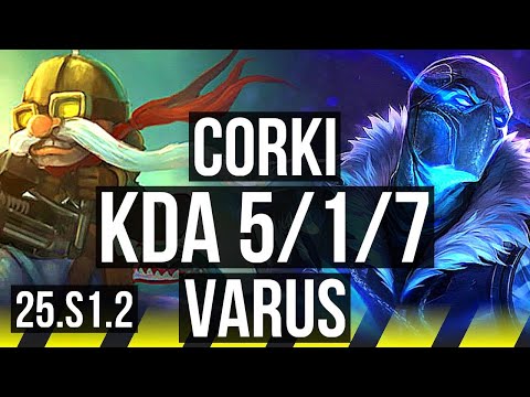 CORKI & Leona vs VARUS & Rakan (ADC) | KR Grandmaster | 25.S1.2