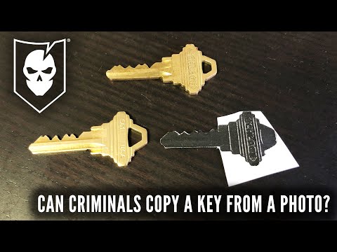 Part of a video titled Can Criminals Copy a Key from a Photo? - YouTube