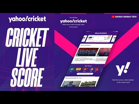 Yahoo Cricket App | IPL live Score | Ipl live Score 2020 | Gaurav Goenka | Gaurav Goenka Tech