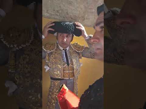 José Antonio Morante de la Puebla, David de Miranda y Alejandro Talavante, en la Plaza "El Arenal".