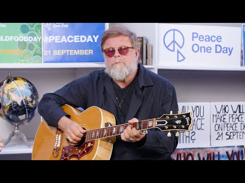 Boris Grebenshikov performing at the Peace One Day Broadcast.