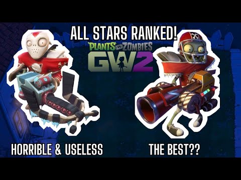 Ranking Every ALL STAR in PVZ GW2!