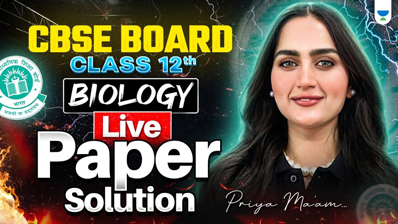 🔥 CBSE Class 12 Biology 2025 LIVE Paper Discussion | Answer Key & Full Solutions with Priya Pandey!