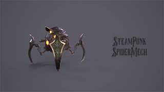 Steam Punk spider mech