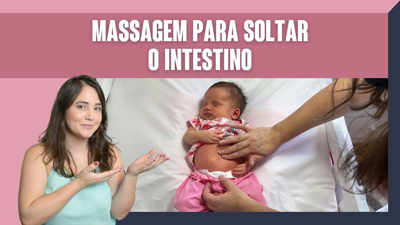 CÓLICA DO BEBÊ | MASSAGEM PARA SOLTAR O INTESTINO