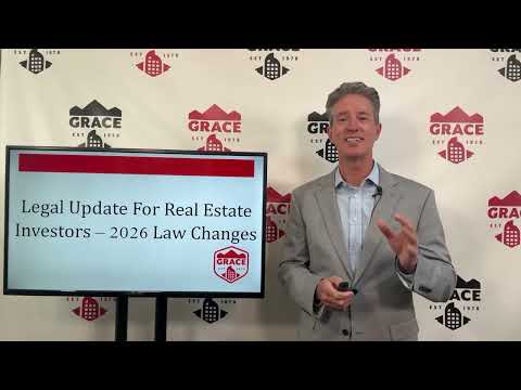 Legal Update For Real Estate Investors - 2026 Law Changes