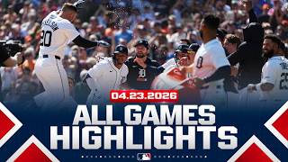 Highlights from ALL GAMES on 4/23 (Yankees complete the SWEEP, Cubs win 9th straight, MORE!)