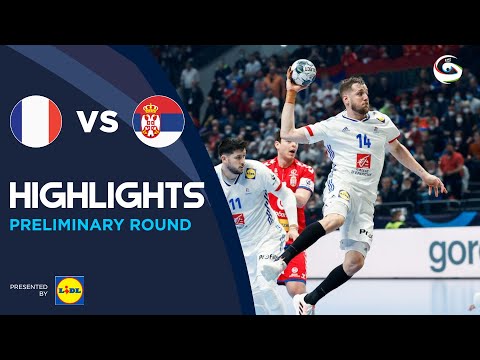 France vs Serbia | Highlights | Preliminary Round | Men's EHF EURO 2022
