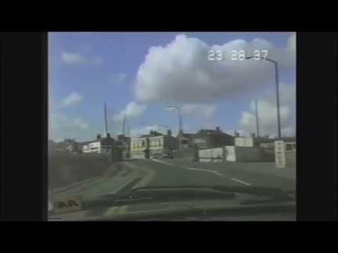 No 15.  Dashcam 1990 Style...A Drive Around Castleford, Town Centre 8.4.90.
