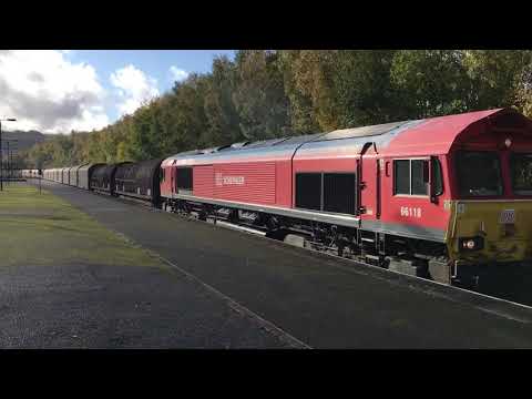 DB 66118 on Margum to Dee Marsh Steel Freight - Pontypool - 27/10/20
