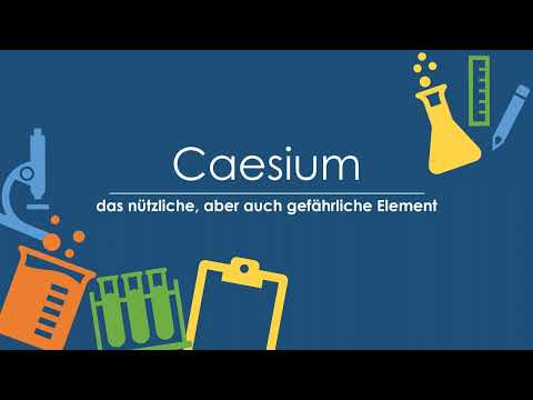 Das Element Caesium einfach und kurz erklärt