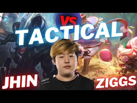 TACTICAL | JHIN VS ZIGGS | ADC GAMEPLAY | Patch 14.16 / Season 14 | #LeagueofLegends
