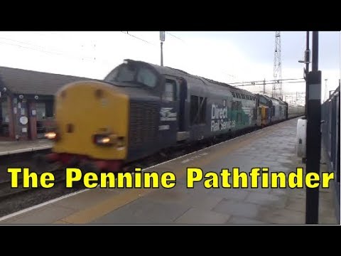 DRS 37609 & 37059 Thrash Bescot Hauling The Pennine Pathfinder