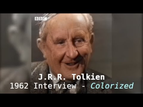 J.R.R. Tolkien 1962 BBC Interview - Colorized (subtitles)