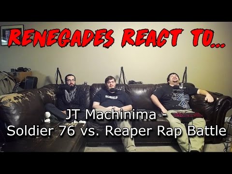 Renegades React to... JT Machinima - Soldier 76 vs. Reaper Rap Battle
