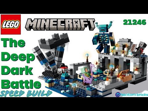 Phantom Bricks - LEGO Minecraft Deep Dark Battle Speed Build 21246 #lego #legominecraft