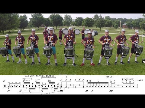 2018 Cadets Snares - LEARN THE MUSIC to "Demonic Thesis"