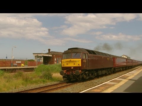 Abergele & Pensarn 5.7.2014 - WCRC Class 47 47804 & 47786 Roy Castle - North Wales Explorer