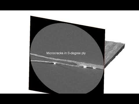 Micro CT Imaging: Composite Cracking
