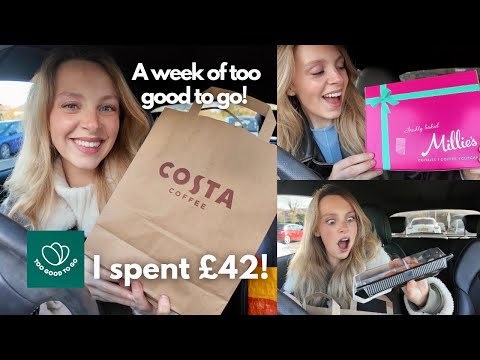 I Tried Too Good To Go for a week- Was It Worth It? (Costa, Millie’s Cookie, Sushi Gourmet)