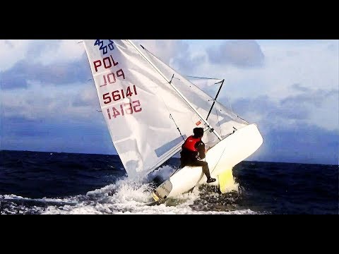 ROUGH DAY OF 420 SAILING SANREMO