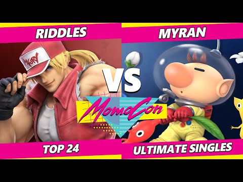MomoCon 2022 Top 24 - Riddles (Terry) Vs. Myran (Olimar) SSBU Ultimate Tournament