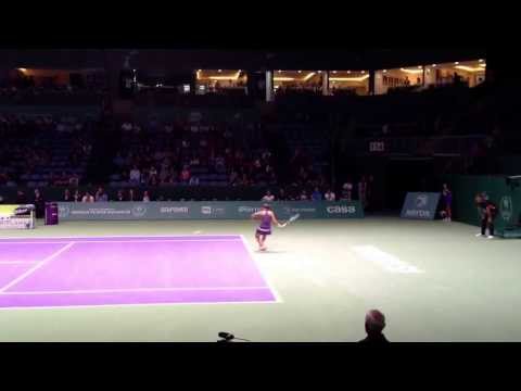 Sara Errani servis karsiliyor #wtaistanbul