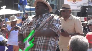 Hayward Russell City Blues Festival - Christone kingfish  in the crowd