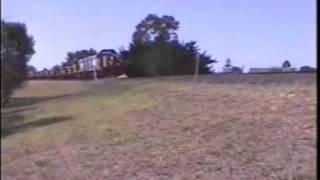 preview picture of video 'T400-T374 Hillside Log Train Feb 2000'