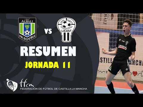 RESUMEN VIÑA ALBALI VALDEPEÑAS "B" (0-2) / Jornada 11/Temp 20-21/Tercera division fs