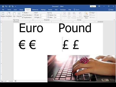 Easy Keyboard Shortcut key to Insert Euro & Pounds Symbols