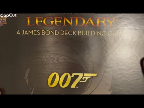 Legendary James Bond Deck Building Game. How to play Solo.