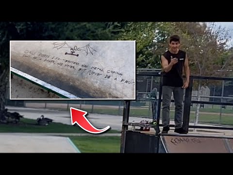 Skate Karen verwüstet aus Rache den Memorial Skate Park …