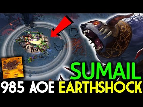 985 AoE Earthshock !! DESTROY YOUR MMR | SumaiL Play Ursa Ranked Dota 2 7.07
