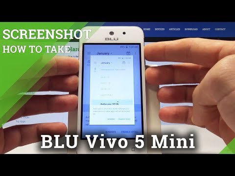 How to Take Screenshot in BLU Vivo 5 Mini - Capture Screen Tutorial