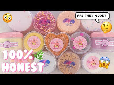 UNDERRATED INSTAGRAM SLIME SHOP REVIEW! PATTY SLIMES, BAO SLIME, & SLIMES BY MALKA